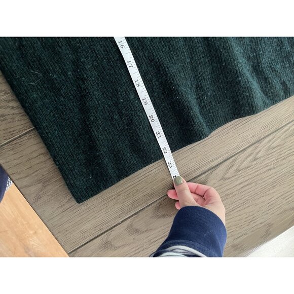 EUC Madewell XL Womens Green Merino Wool Blend Sweater - Picture 7 of 7